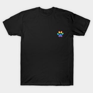 Dog Paw Rainbow Pride Shirt, LGBTQ, Gay Shirt, Lesbian Shirt, Gift for Gay Lesbian, Gift for Dog Lovers, Queer Pride Month T-Shirt